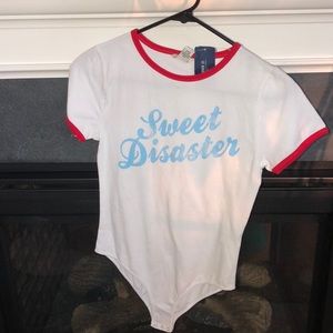 Short sleeve bodysuit